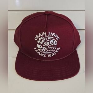 Coal Custom Headwear New Belgium Beer Grain Hops Yeast Water Snapback Rope Hat
